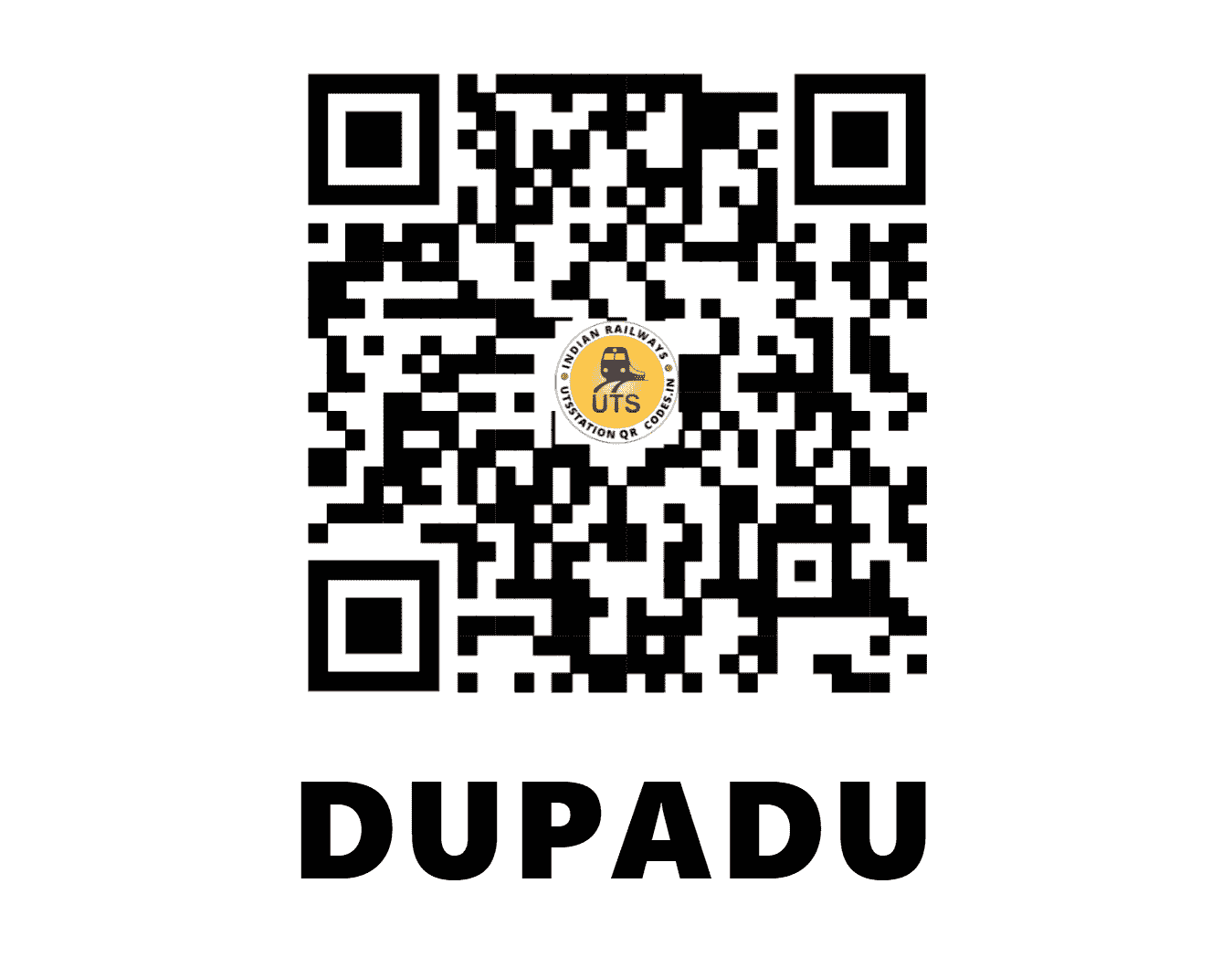UTS QR Code for DUPADU - DUU - SC (ANDHRA PRADESH)